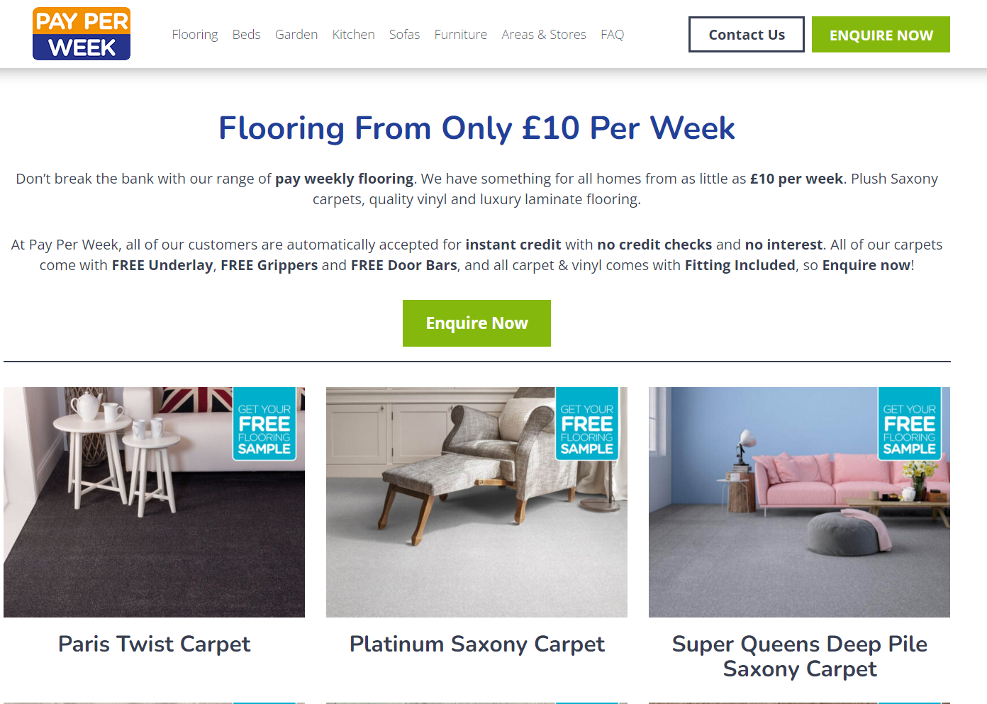Carpets Pay Weekly, Pay Monthly & Bad Credit Options Catalogues for
