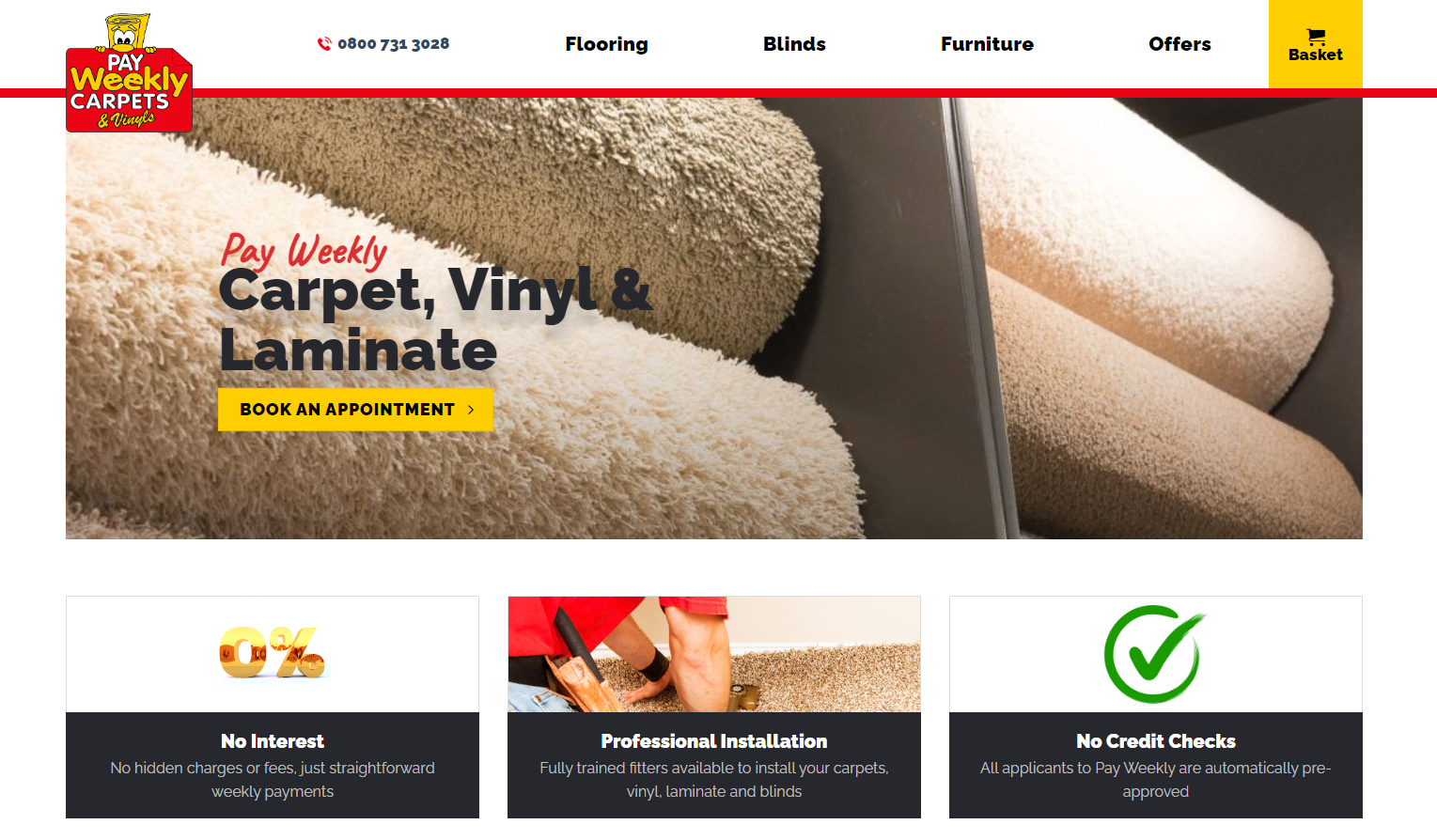 Flooring Pay Weekly, Pay Monthly & Bad Credit Options Catalogues for