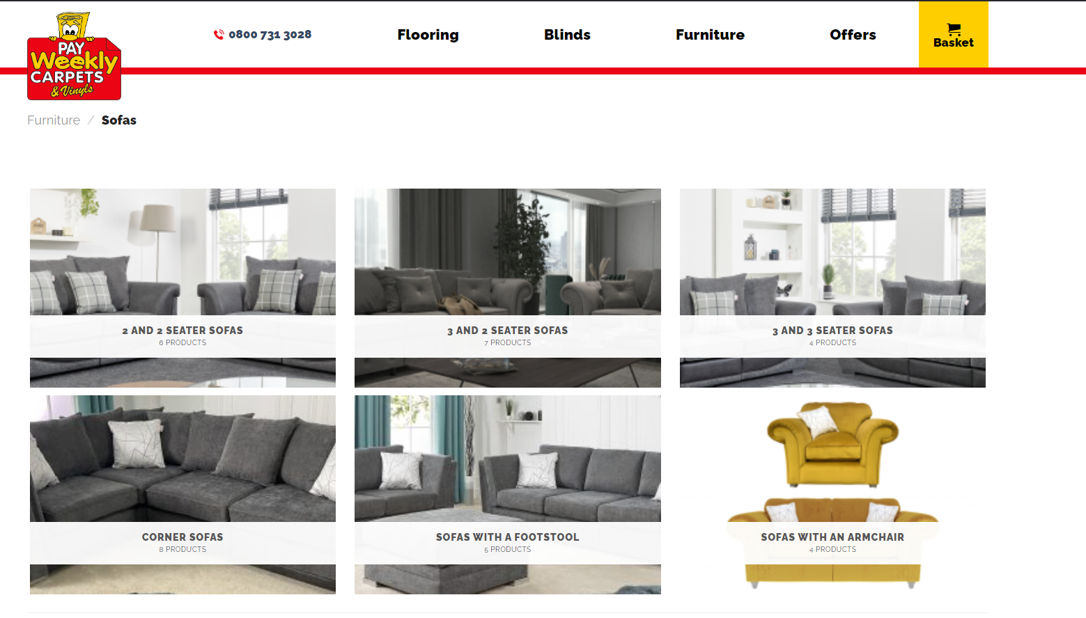 Sofas Top 8 Pay Weekly, Pay Monthly & Bad Credit Options Catalogues